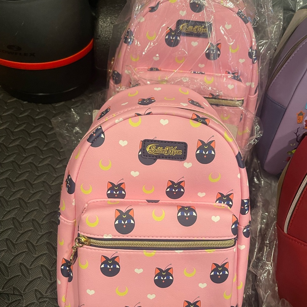 Loungefly sailor moon Luna backpack lot of 2 bags